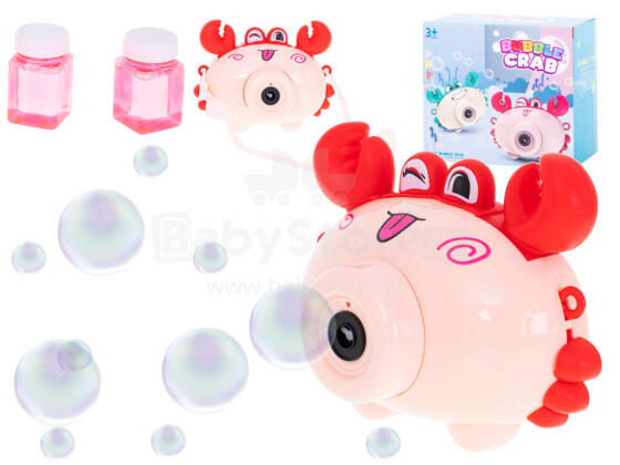 Ikonka Art.KX5527_1 Apparatus soap bubble machine crab red