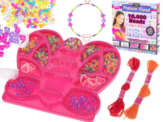 Ikonka Art.KX5457 Beads for making bracelets 10000 beads