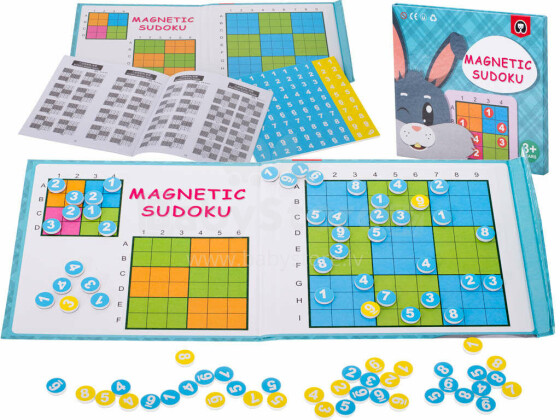 Ikonka Art.KX5311 Puzzle game magnetic sudoku