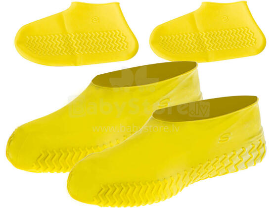 Ikonka Art.KX5299 Waterproof boot protectors wellingtons S yellow size 26-34