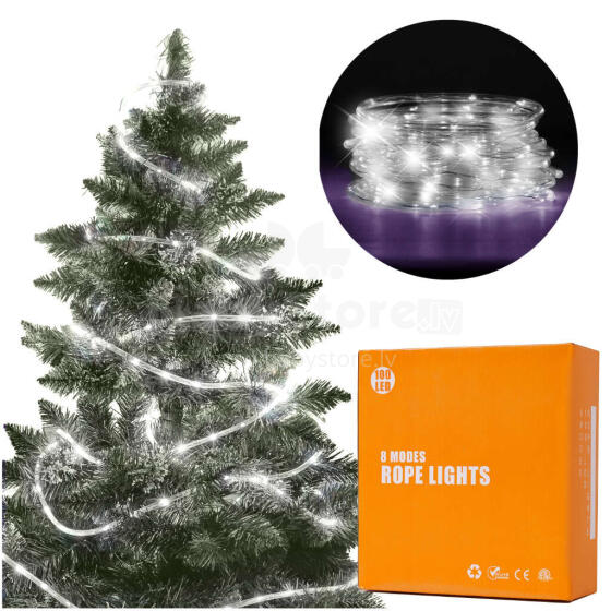 Ikonka Art.KX5241_1 LED string lights 10m 100LED cold white