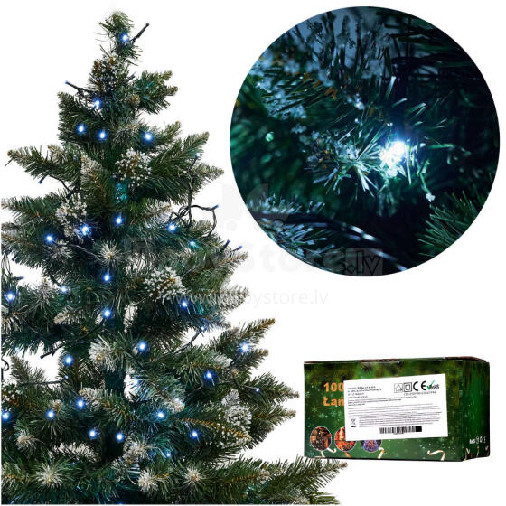 Ikonka Art.KX5235_1 LED lights light chain 10m 100LED cold white