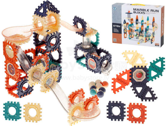 Ikonka Art.KX5146 Marble ball track blocks 110 el.