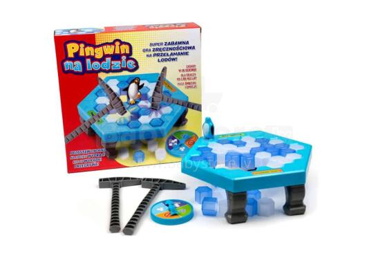 Ikonka Art.KX9943 Penguin Trap ICE spēle Lucrum spēles
