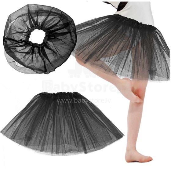 Ikonka Art.KX5072_1 Tilla tutu svārki kostīms melns