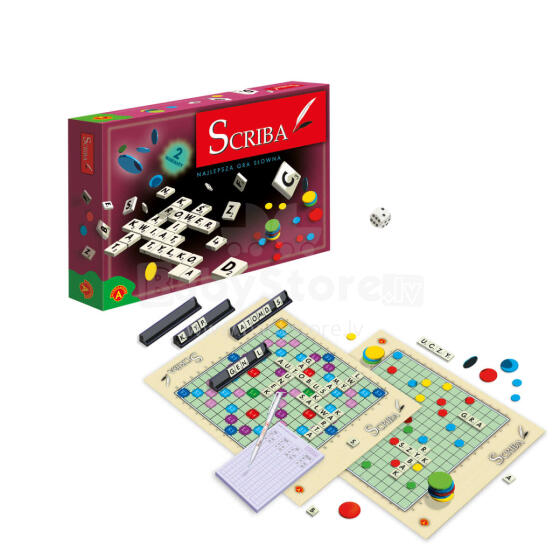 Ikonka Art.KX4862 ALEXANDER Scriba word game letters word formation
