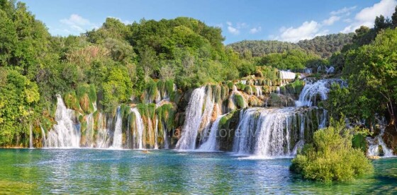 Ikonka Art.KX4775 CASTORLAND Puzzle 4000el. Krka Waterfalls, Croatia - Krka Waterfalls
