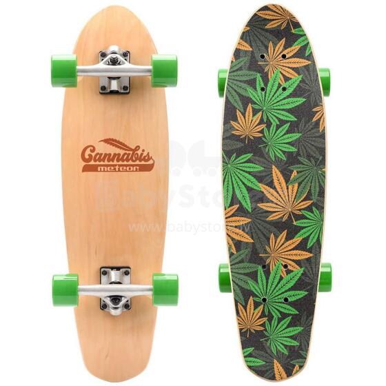 Meteor® Penny Board  Art.22595 CANNABIS