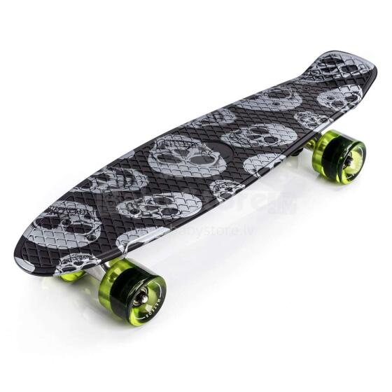 Meteor® Penny Board Art.22607 SKULLS
