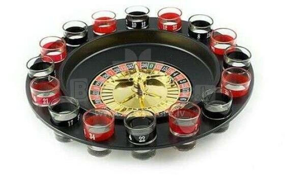 Ikonka Art.KX8466 Party roulette + 16 glasses