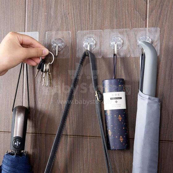 Ikonka Art.KX7959 Self-adhesive wall hanger