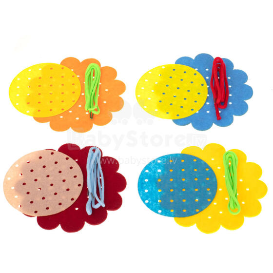Ikonka Art.KX7201 Educational toy learning to sew set