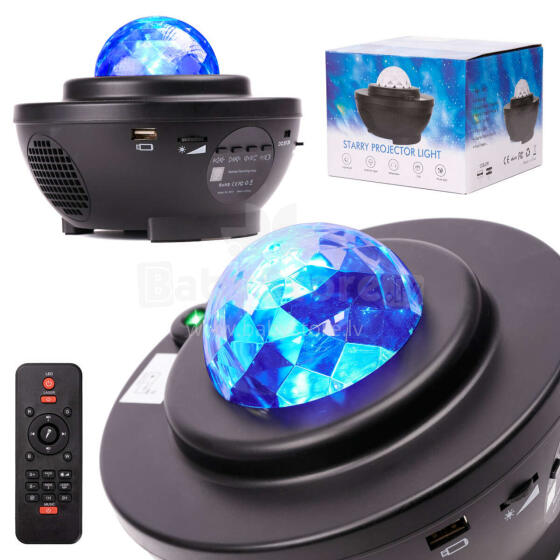 Ikonka Art.KX6105 Star projector LED swivel night light