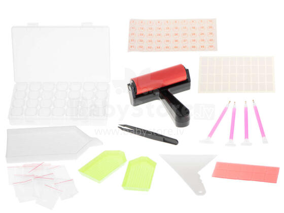 Ikonka Art.KX5373 Diamond Painting Embroidery Accessories Set