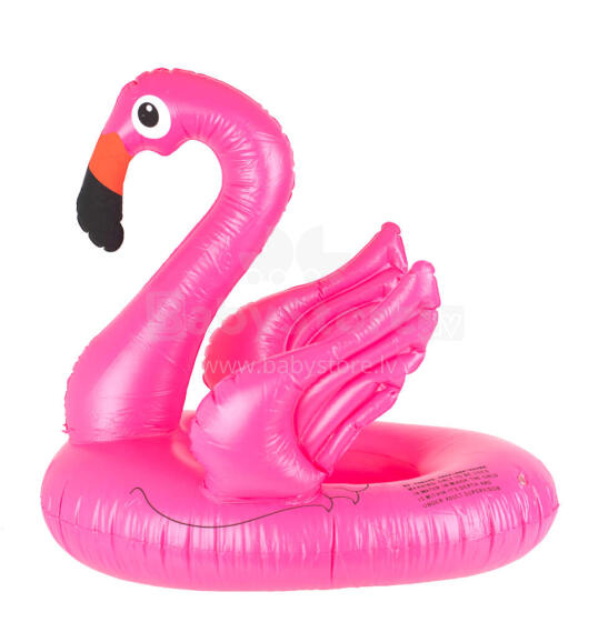 Ikonka Art.KX6787 Piepūšamais bērnu pontona ritenis flamingo