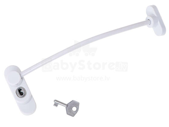 Ikonka Art.KX6311_2 Security window lock + key white