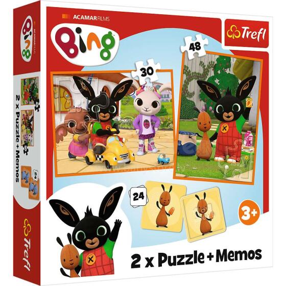 TREFL BING Puzzle Set 30+48+M24