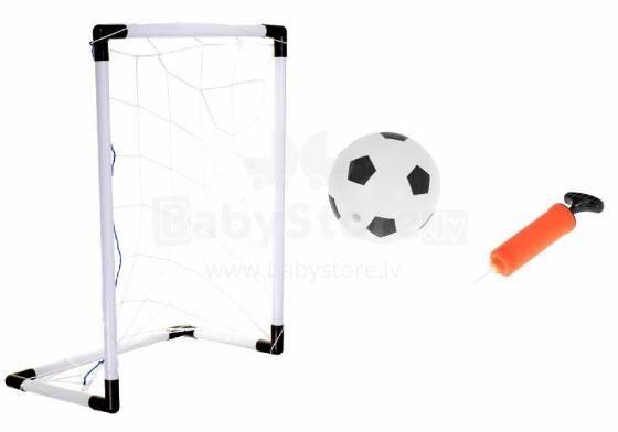 Ikonka Art.KX6834 Futbolo vartai vaikams 1vnt-42x62x28cm + kamuolys + pompa