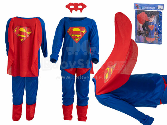 Ikonka Art.KX5707 Superman costume size S 95-110cm