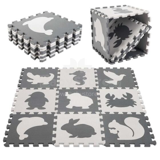 Bebe Basic Puzzle  Art.KX5207 Foam puzzle mat for children 9 pieces.