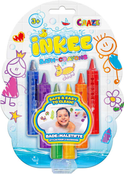 Craze Inkee Crayons Art.28667