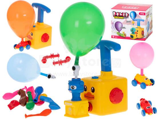 Ikonka Art.KX5915 Aerodynamic car balloon launcher duck