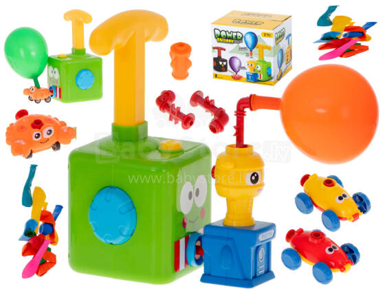 Ikonka Art.KX5912 Aerodynamic car balloon launcher frog