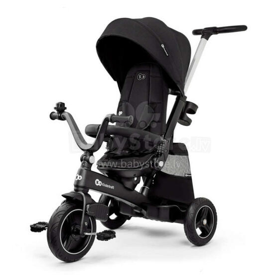 KinderKraft EasyTwist Art.KREASY00BLK0000 Black Bērnu trīsritenis