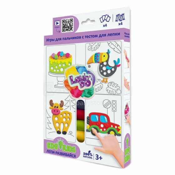 EcoToys City Loova mänguasi Voolimistarbed - Play Dough Edu kids - Sõrmemängud 
