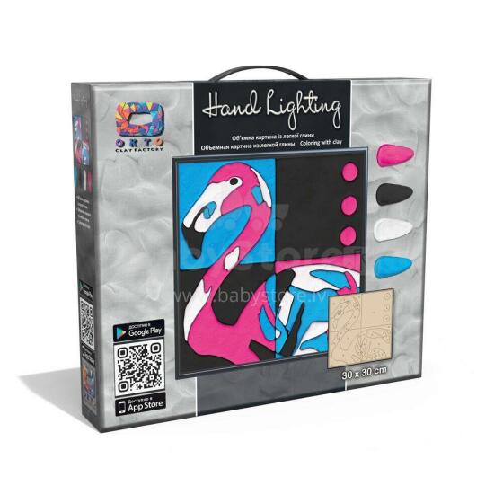 EcoToys City Creative set Modelling clay - painting Flamingo (300 * 300mm) 