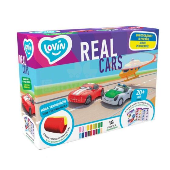 EcoToys City Creative set Play dough set - Real Сars 