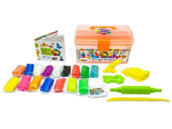 EcoToys City Creative set Play dough set - Chest box Orange 