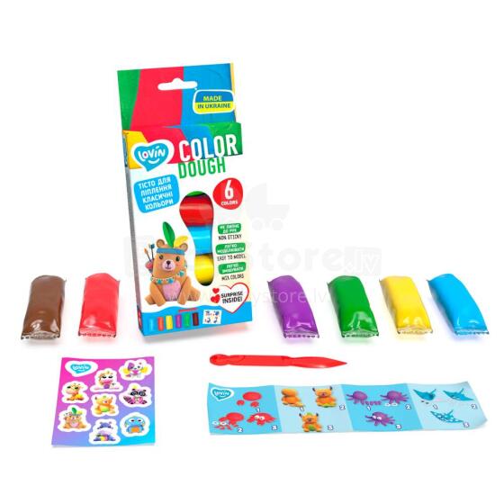 EcoToys City Creative set Play dough set - Classic Asorti 6 colors 