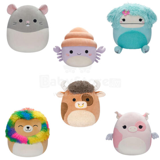 SQUISHMALLOWS W14 Plīša rotaļlieta, 30 cm