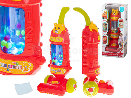 Ikonka Art.KX6545_1 Interactive baby hoover with sound raspberry