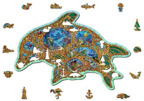 Wooden City Wood Puzzle  Art.HE 0152-L Wooden developmental puzzle
