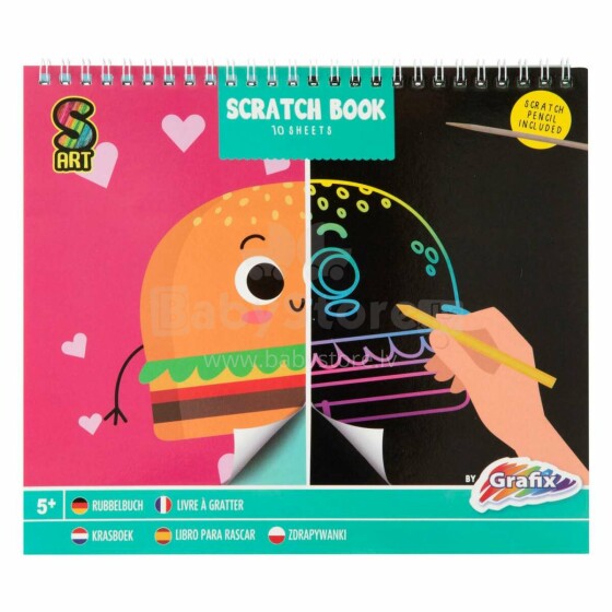 Scratch Book  Art.220006/01 Komplekts Dzelums