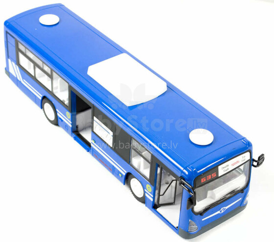 Ikonka Art.KX9563_2 Kaugjuhitav RC buss ustega sinine