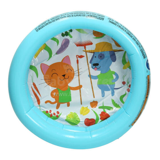 Ikonka Art.KX6096 BESTWAY 51061 Bērnu brodbaseins zils 61cm
