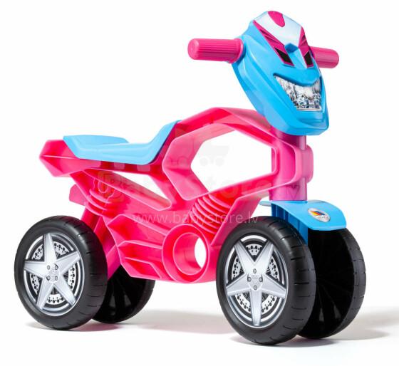 Braucamā rotaļlieta Mans pirmais motocikls rozā