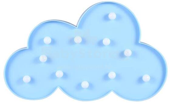 Ikonka Art.KX9935_4 LED Cloud Blue Decorative Lamp