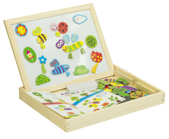Ikonka Art.KX7549 Multifunctional magnetic board large pattern D