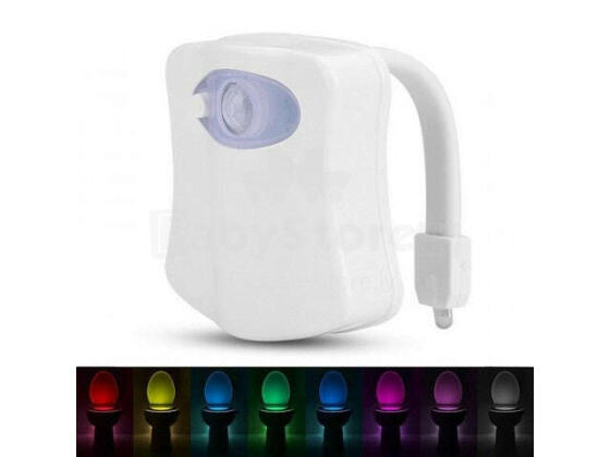 LED lampa tualetei ar kustības sensoru