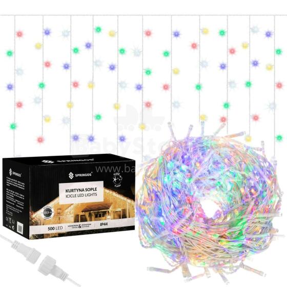 Christmas light garland 500 LED icicles CL0519