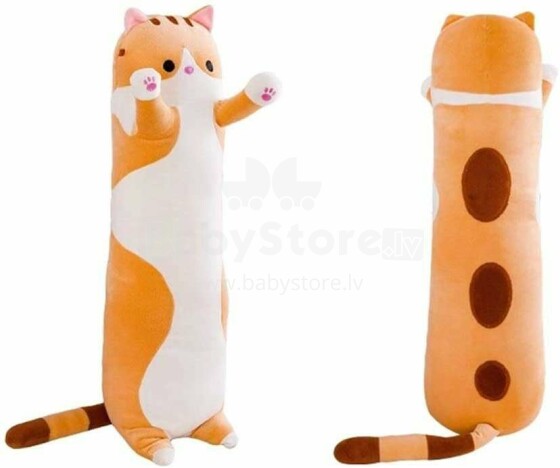 Plush toy cat brown, 70 cm