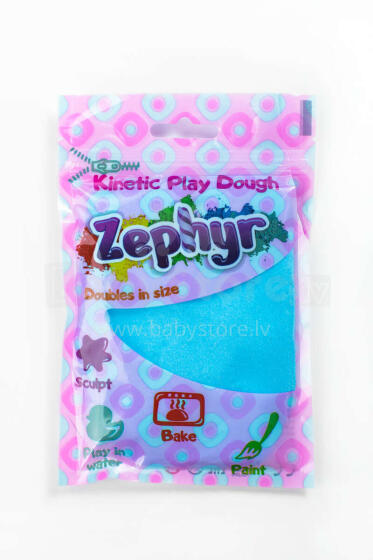 ZEPHYR Art.819568 75 g - kinetic plasticine (blue)