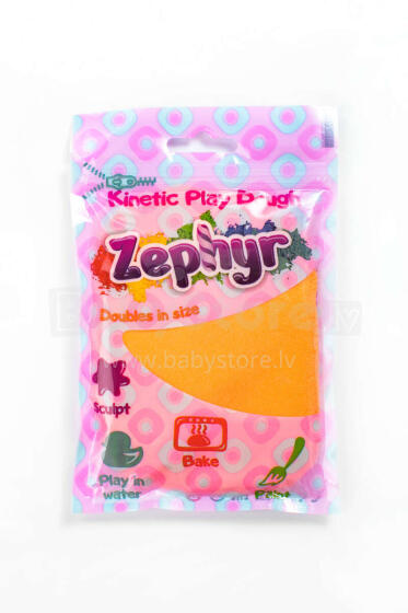 ZEPHYR Art.812774 75 g - kinetic plasticine (orange)