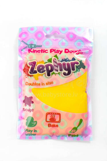 ZEPHYR Art.812798 75 g  - kinetic plasticine (yellow)