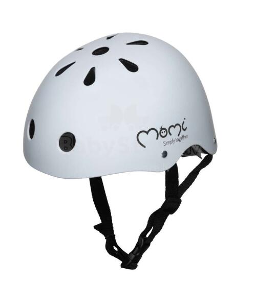 Momi Mimi Helmet Art.ROBI00049 Grey Mat  Certified, adjustable helmet for children M (48-52 cm)