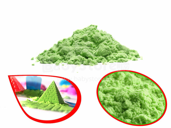 Ikonka Art.KX9568_3 Kinetic sand 1kg in a bag green